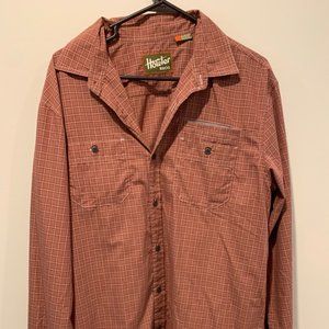 Howler Brothers Long Sleeve, Large, Burnt Red